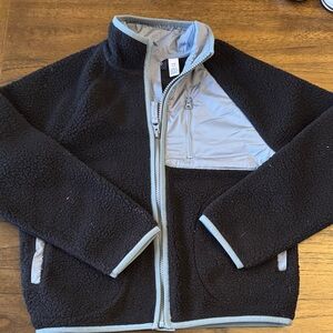 The Children’s Place Kids Contrast Sherpa Utility Zip Up Jacket - w/ tags